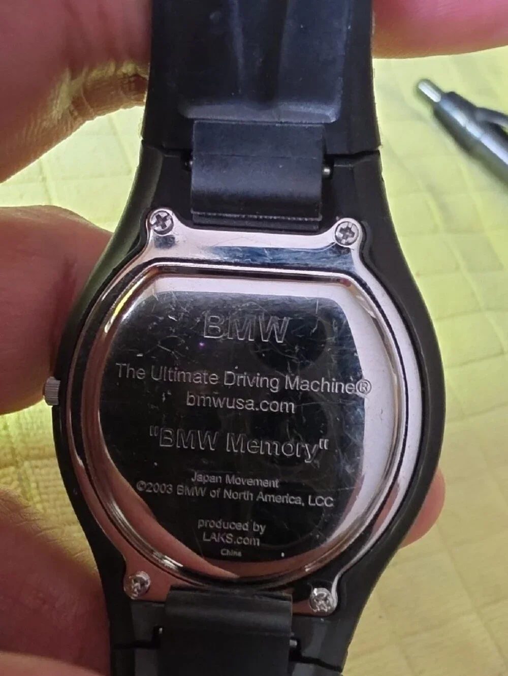 Vintage BMW Limited Edition USB 128g Memory Watch. Works Great!